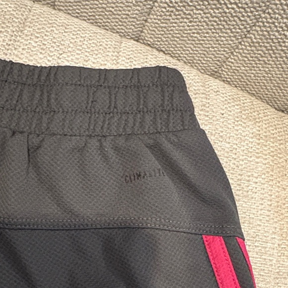 Adidas Women's Grey and Pink Athletic Shorts - Picture 11 of 11